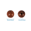 Natural Scentedros Wood Beads WOOD-TA0001-34-9