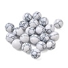 Dyed Synthetic Turquoise Sphere Beads GG-CBA391B-02C-02-1