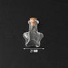Mini High Borosilicate Glass Bottle Bead Containers X1-BOTT-PW0001-261A-1