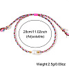 Natural Freshwater Pearl Bead Braided Bead Bracelets LS-JH8725-1-3
