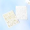 Metallic Nail Decals Stickers MRMJ-R088-29-M-7