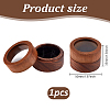 1-Slot Round Wood Ring Storage Boxes CON-HY0001-05B-2
