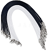50Pcs 2 Colors Waxed Imitation Leather Cord Necklace Makings MAK-SP0001-05-1