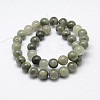 Natural Green Rutilated Quartz Beads Strands G-P325-03-4mm-2