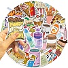 50Pcs 50 Styles PVC Stickers PW-WG4B0CA-01-5