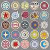 50Pcs Magic Circle PET Waterproof Stickers PW-WG4A4A6-01-4