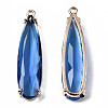 Transparent Glass Pendants GLAA-T007-15-4