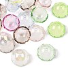 20Pcs UV Plating Acrylic Bead Caps OACR-FS0002-44-2