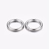 Tarnish Resistant 304 Stainless Steel Open Jump Rings STAS-F174-14P-2