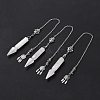 Natural Quartz Crystal Pointed Dowsing Pendulums G-I322-01P-06-1