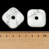 Natural Howlite Pendants GG-D003-B02-15-3