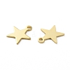 Brass Charms KK-H739-01B-G-2