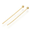 Brass Ball Head Pins X-KK-G331-10-0.6x25-4