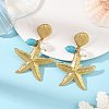 Ion Plating(IP) 304 Stainless Steel Stud Earrings EJEW-JE07478-1
