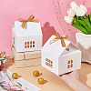 House Shape Cardboard Candy Storage Box CON-WH0084-89A-3