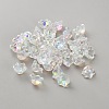 Transparent Glass Bead Caps GLAA-WH0036-40A-1
