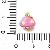 Brass Enamel Charms KK-K400-29G-02-3