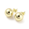 Brass Stud Earrings EJEW-I300-04B-G-1