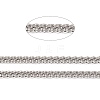 Tarnish Resistant 304 Stainless Steel Cuban Link Chains CHS-K016-03C-P-4