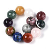 Natural Mixed Stone Beads Strands G-N353-01A-01-3