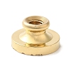 Golden Plated Round Shaped Wax Seal Brass Stamp Head STAM-K001-07G-10-2