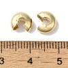 Brass Crimp Bead Cover LS-KK-K383-07A-G-3