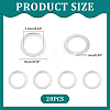 Unicraftale 304 Stainless Steel Linking Rings STAS-UN0008-59P-3