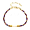 Braided Steel Wire Bracelet Making KK-CBA6056-03C-G-1
