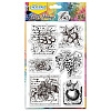 PVC Plastic Clear Stamps DIY-WH0631-0748-8
