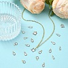 20Pcs Brass Cubic Zirconia Charms ZIRC-YW0001-12-5