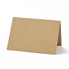 Kraft Paper Thank You Greeting Cards DIY-F120-01G-2