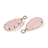 Natural Rose Quartz Faceted Pendants G-Q606-104G-09-2