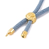 Nylon Cords Bracelet Makings Fit for Connector Charms AJEW-P116-01G-25-3