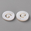 Natural Freshwater Shell Pendants LS-SHEL-Q311-008G-2