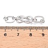 925 Sterling Silver Fold Over Clasps STER-T007-109P-3