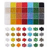 22400Pcs 28 Colors 12/0 Glass Seed Beads SEED-YW0001-84-1