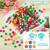 1500Pcs 6 Colors Opaque Acrylic Beads MACR-SZ0001-90B-2