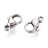 304 Stainless Steel Lobster Claw Clasps STAS-T065-10mm-34P-2