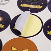 Halloween Theme Plastic Stickers STIC-C009-01C-3