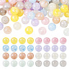 80Pcs 8 Colors Opaque Acrylic Beads OACR-TA0001-23-2