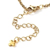 2Pcs 2 Colors 304 Stainless Steel Singapore Chain Bracelet Making AJEW-JB01332-6