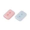 2 Hole Handmade Porcelain Beads PORC-R010-06-2