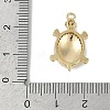 Brass Micro Pave Cubic Zirconia Pendants KK-I719-35G-3