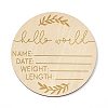 Wooden Hello World Baby Photo Props WOOD-D023-01-1