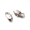 316 Surgical Stainless Steel Lobster Claw Clasps Hand Polished  STAS-E088-22-18x9mm-1