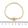 Brass Snake Chain Link Bracelets for Men Women BJEW-G736-06G-5