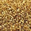 Electroplate Glass Seed Beads X-SEED-S042-01B-12-3