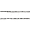 Tarnish Resistant 304 Stainless Steel Rectangle Link Chains CHS-G029-01P-2