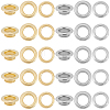 200Pcs 2 Colors Iron Grommet Eyelet Findings IFIN-GF0001-59C-1