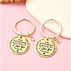 Valentine's Day Brass & 201 Stainless Steel Keychain KEYC-YW00097-01-4